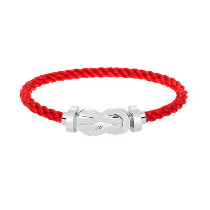 [AuraEcho]CHANCE LARGE 8 FIGURE BUCKLE NO DIAMOND BRACELET SILVER