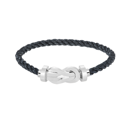 [AuraEcho]CHANCE LARGE 8 FIGURE BUCKLE NO DIAMOND BRACELET SILVER