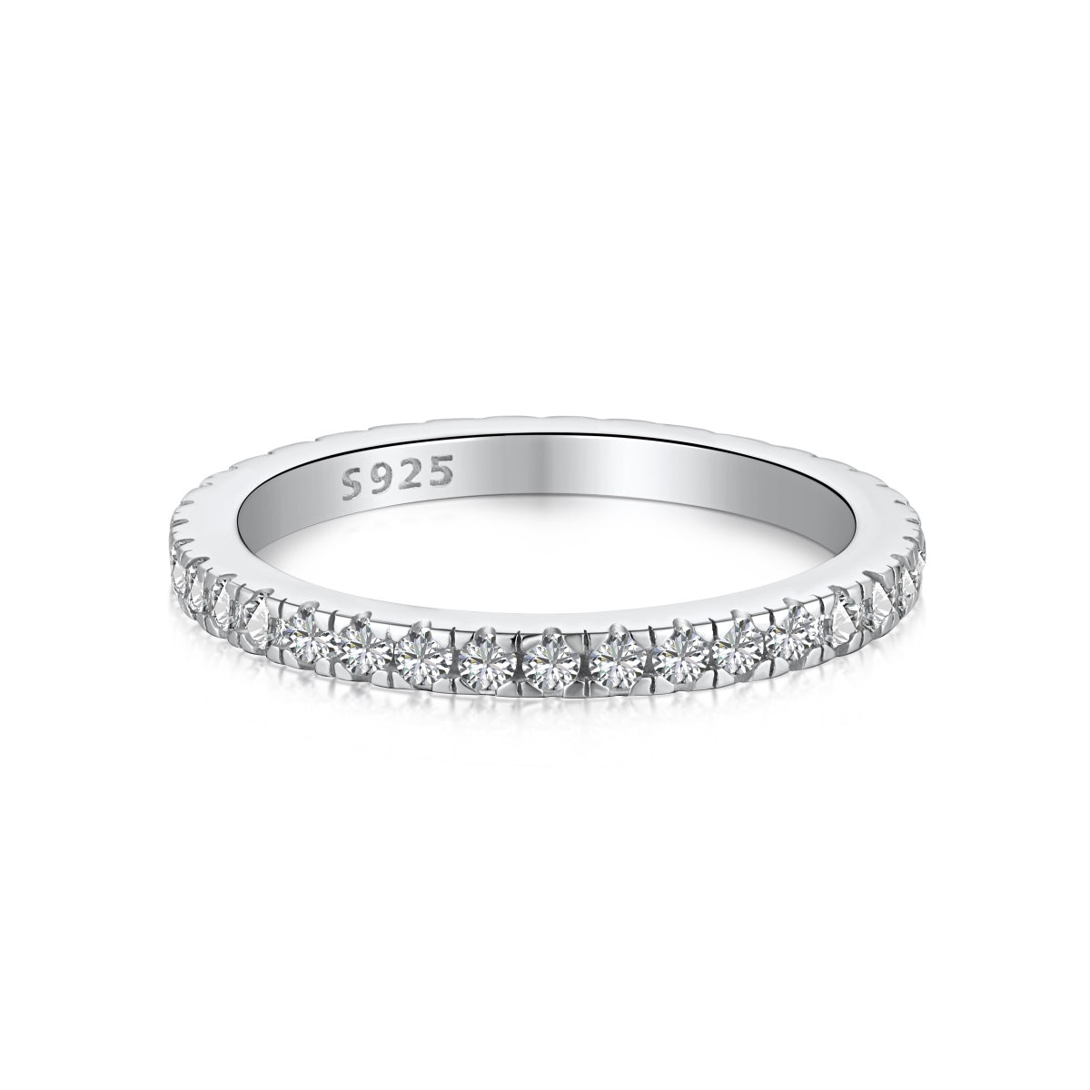 [AuraEcho]Delicate Sparkling Round Cut Daily Ring