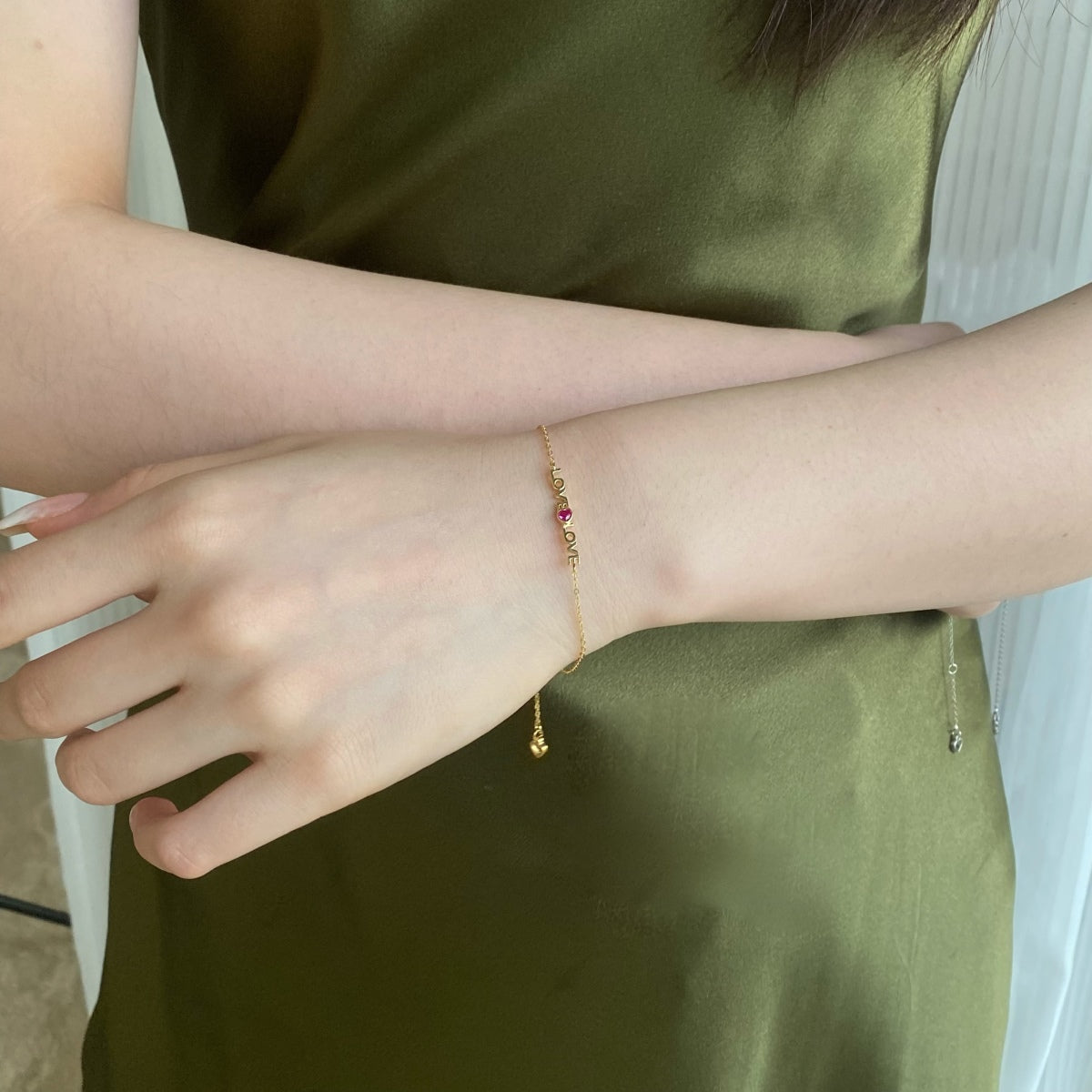 [AuraEcho]Romantic Heart Shape Lover Bracelet