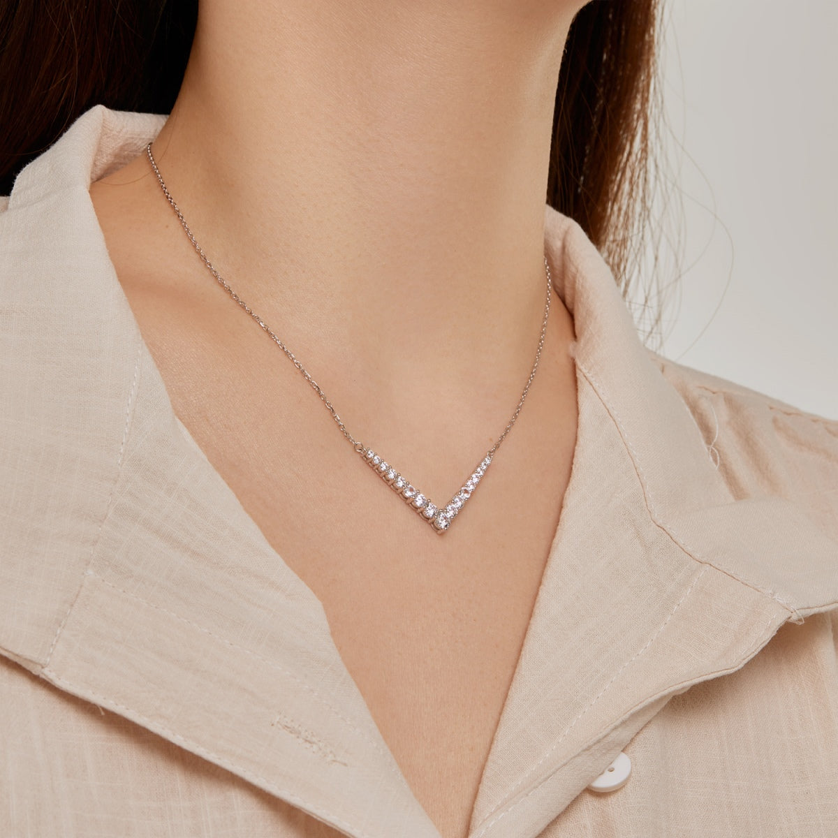 [AuraEcho]Ornate Round Cut Necklace