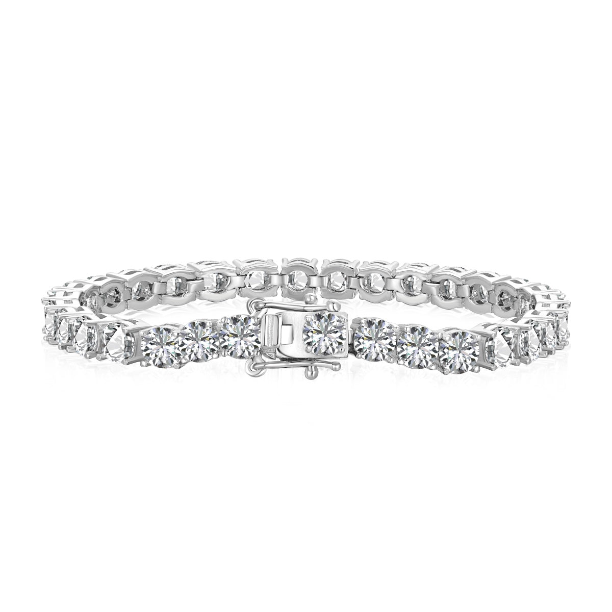 [AuraEcho]Ornate Sparkling Round Cut Wedding Bracelet