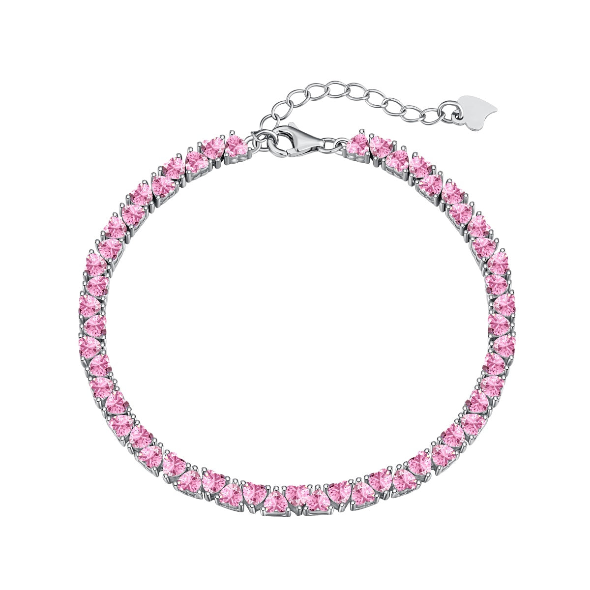 [AuraEcho]Dazzling Romantic Heart Shape Lover Bracelet