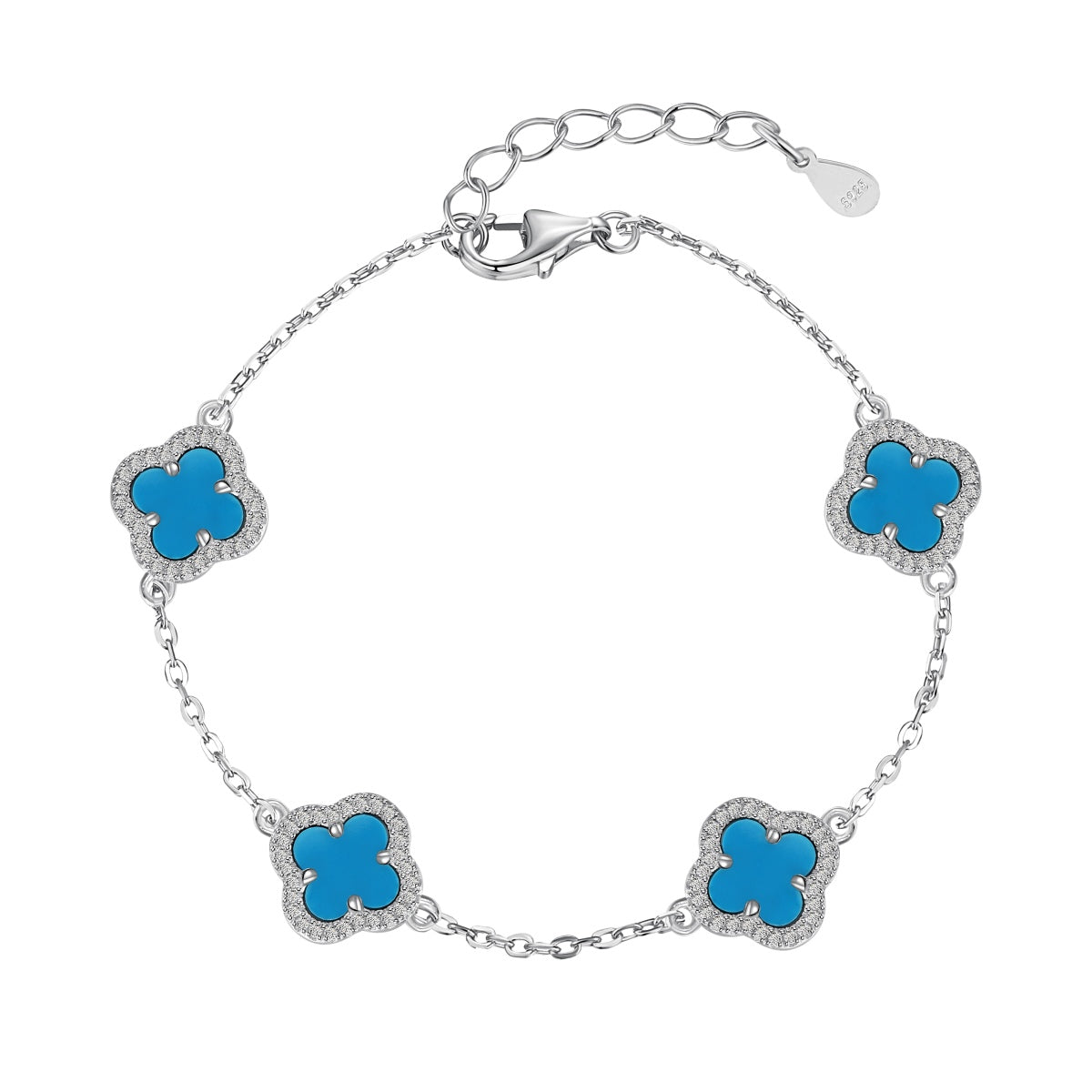 [AuraEcho]Four-Leaf Clover Exquisite Bracelet