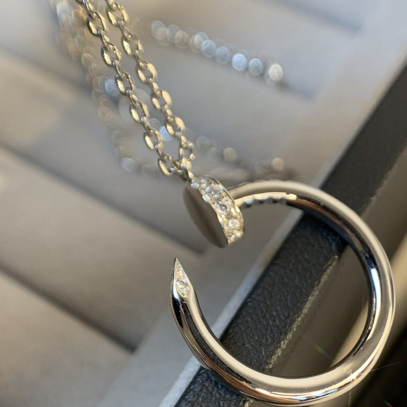 [AuraEcho]JUSTE NECKLACE SILVER