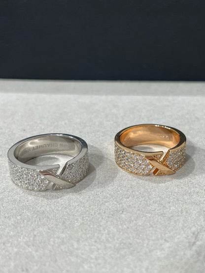 [AuraEcho]LIENS EVIDENCE  DIAMOND PAVED RING