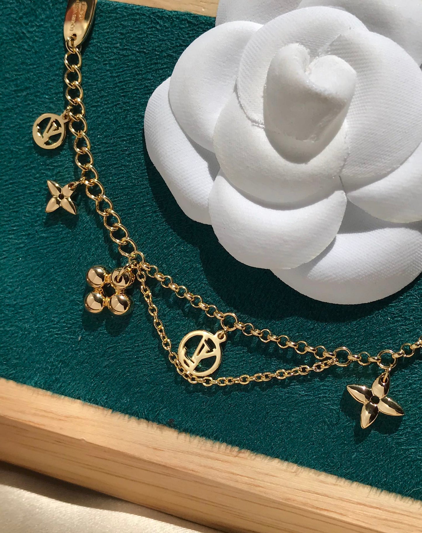 [AuraEcho]AuraEchoING PINK GOLD MOP BRACELET