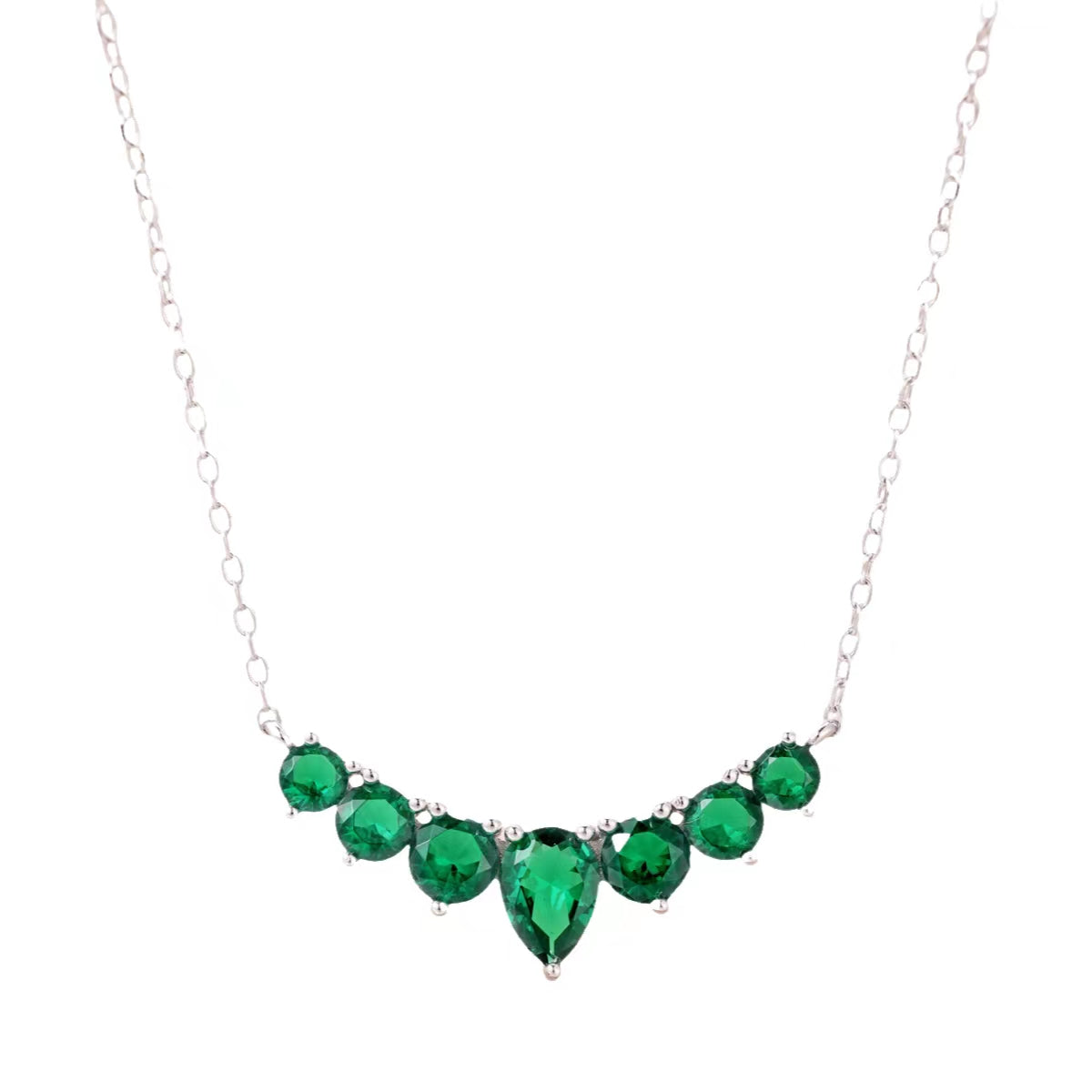 [AuraEcho]Dainty Colorful Heart Necklace