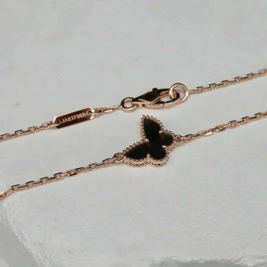 [AuraEcho]BUTTERFLY ONYX  BUTTERFLY BRACELET